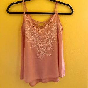 Pink tank top